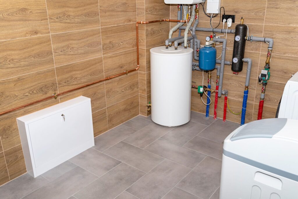Residential water heater and plumbing system installed in North Port